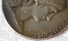 1900 French Marrianne Republique Daniel Dupuis Argent Sterling Silver Medal Coin