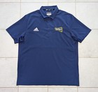 Adidas Men s Xl Nau Lumberjacks Stm Polo Short Sleeve Golf Shirt Blue Ncaa