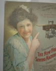 Antique New Home Sewing Machine Advertising Postcard Wf Rossman Franklin Pa 