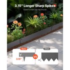 Steel Landscape Edging 5 Packs 39 X 3in Rust-resistant Edging Border Dark