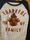 Girl 10 Pajama Set Thanksgiving Fall Themed 2 Piece