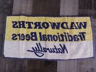 Vintage Wadworths Traditional Beers Naturally Bar Towel Pub Towel Vtg