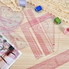 9 Pcs Clear Metric Sewing Ruler Set French Curve Pattern Making Ruler Kit For