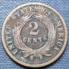 1864 Two Cent Piece 2c Type Coin Better Grade  96899