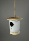 Scratch   Dent Ceramic   Wood Hanging Birdhouse Bird Nesting House Cylinder