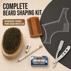 Men s Beard Shaping Kit - Razor  Pencil  Brush   Comb For Perfect Grooming