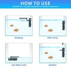 Submersible Internal Aquarium Filter Multiple Function Powerful Pump Fish Tank F