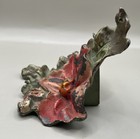 Vtg Antique Lvl Lula Verharen Lavell Cast Iron Doorstop Poppy Flower Sculpture