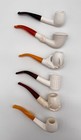 Lot Of 6 Unsmoked Meerschaum Estate Pipes