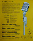 Vintage 1950 s Astatic 77   77a Dynamic Cardioid Microphone W Extra Shure 55s  7