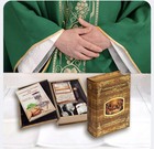 Portable Communion Set With Silver Cups Passover Matzoh Grape Juice 