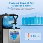 Commercial Grade Slushy Machine 3l- Frozen Drink Maker Auto Clean   3 Modes