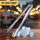 2 Pcs 7 Inch Ice Cube Tongs For Jumbo Ice Balls And King Cubes