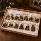 German Shepherd Trail Wooden Ornament Garland 6 Ft Christmas Decor Dog Lovers