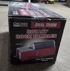 Chicago Electric Power Tools Dual Drum Rotary Rock Tumbler Item 67632