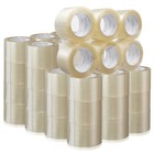 48 Rolls 3  Extra-wide Clear Shipping Packing Moving Tape 110 Yds 330  Ea - 2mil
