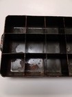 Vintage Antique Industrial Divided Tray Or Drawer Shop Tool Storage Holder Rust
