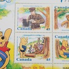 Disneyworld 25th Anniversary Winnie The Pooh Commemorative Stamps Ics Coa  0026