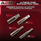Abn Internal Pipe Removal Tool Nipple Extractor Internal Pipe Wrench Set 4-piece