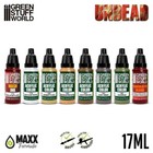 Paint Set Undead - For Painting Miniatures Figures Zombies With Airbrush Brush