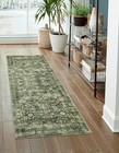 Vintage Washable Kitchen Rugs Non Slip 2x6 Runners For Hallways floral Boho