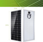 Solar Panel Kit 100 Watt 12 Volt Monocrystalline Off Grid System For Homes Rv Bo