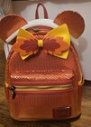 Euc Disney Ombre Fall Loungefly Set Of Backpack Wallet And Ears