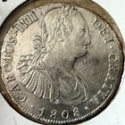 Bolivia- Carlos Iv - 8 Reales -1808 Pts P j - Potosi Mint - About Unc  Details