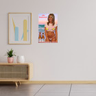 11x17 King Of Beers Beach Pin Up Beer Poster Sexy Man Cave Bar Wall Print Read D