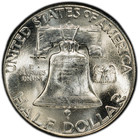 1948-d Pcgs Ms65 Fbl  gem  Franklin Half   Sharp Luster   40th Anniversary Label