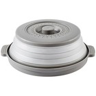 Foldable Microwave Food Splash Guard Microwave Plate Cover With Steam Hole