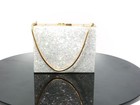 Vintage Gold Tone Minaudi  re Compact Art Deco Evening Case