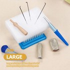  Wool Felting Pad 15x15x2in Square Foam Cushion Needle Felting Mat Lightweight 