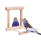 Happtytoy 2pcs Bird Mirror Fun Play Toy For Budgies Small Parrot Parakeets Lo   