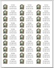 150 Pretty Victorian Windows Flowers Mailing Return Address Labels Personalized