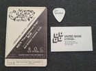 Blue Oyster Cult Ticket Joe Bouchard Pick Radio Pass 10 17 1981 Rare Rockford Il