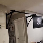 Titan Fitness Adjustable Depth Wall Mounted Pull Up Bar  14  Or 22  From Wall