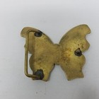 Vintage Gold Butterfly Solid Brass Metal Belt Buckle 3 Inches Hippie Boho Taiwan