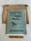 4 Antique Vintage 1930 s Era Portfolio Japanese Art Watercolor Paintings Japan