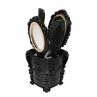  1 Set 5 Pcs Mirror Comb Set Vintage Hand Mirror Antique Hair Brush With 