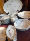 Vintage Noritake Atomic Fish Japan   1359 Replacement Pieces  Select  Mcm Nice 