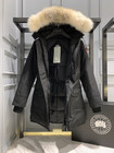 Canada Goose Trillium Parka 6660w Black Women s Down Relaxed Fit