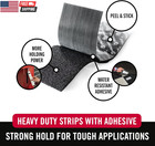 Heavy Duty Hook And Loop Fastener Strips 4x2 Inch Adhesive Backed 8 Sets Industr