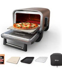 Ninja Woodfire Electric Outdoor Pizza Oven Red Portable Bbq Grill High Heat Cook