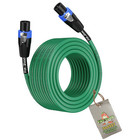 Speakon Cable Speaker Cords 50 Ft - Fat Toad 12 Awg Dj Wires Studio Audio Stage
