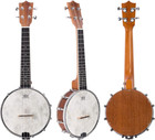 4 String Banjolele  Banjo Ukulele Concert Size 23 Inch With Remo Head  Closed So