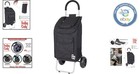 Compact Shopping Cart With Removable Bag   7 Pockets - Ideal For Groceries