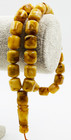 Amber Islamic Prayer Beads Natural Baltic Amber Tasbih Misbaha Pressed
