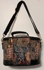 Vintage American Tourister Tapestry Train Case Floral Makeup Bag W tag 80s 90s