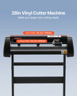 Vevor 28 vinyl Cutter Machine Vinyl Plotter Lcd Display W  Signmaster Software